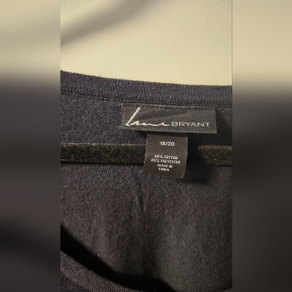 Lane Bryant Leaopard Print Heart Sweater - Picture 2 of 3